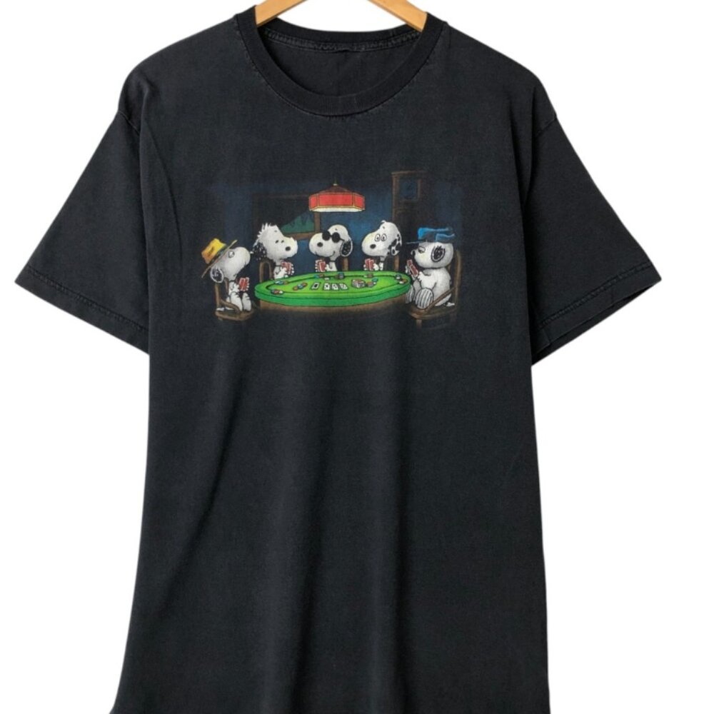 Snoopy Poker Table T-Shirt